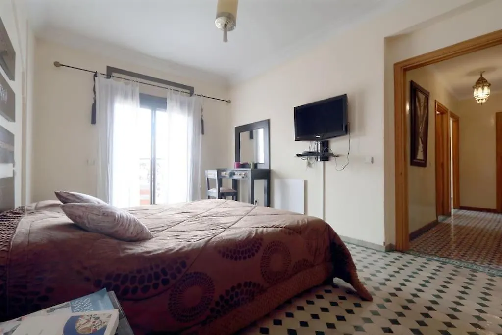 Typical Large Central Appt In Gueliz With Nice View Marrakesh Apartment